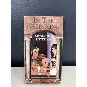 In the Beginning Moses the Egyptian VHS Tape Movie Religious Old Testament